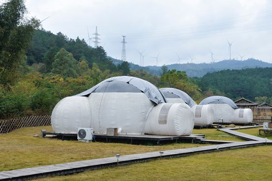 水锦顺庄网红泡泡屋（山野杂志 卢明文 摄）